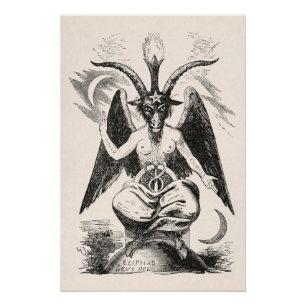 Poster Baphomet - Dogma et rituel de la haute magie