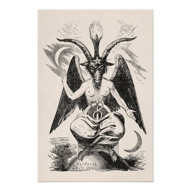 Poster Baphomet - Dogma et rituel de la haute magie (Devant)