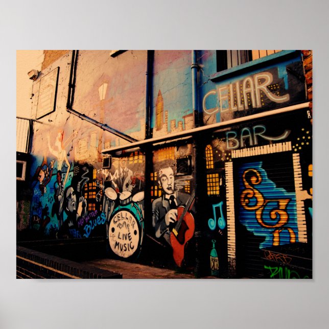 Poster Bar de cave (Devant)