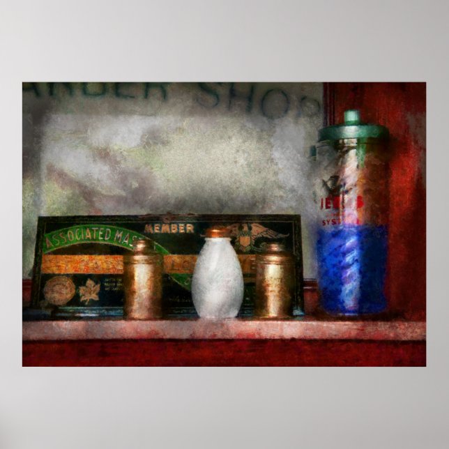 Poster Barber - Choses que vous fixez (Devant)