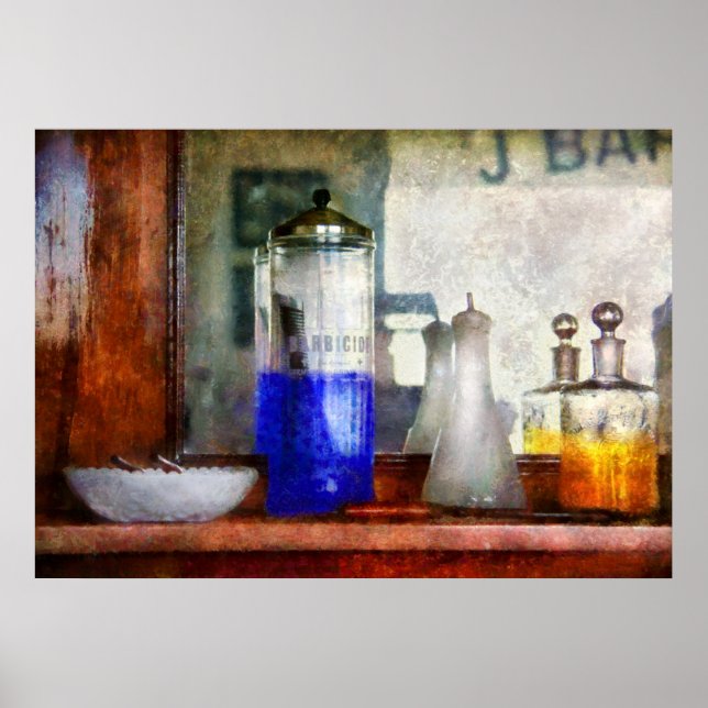 Poster Barber - saveur myrtille, merci de demander (Devant)