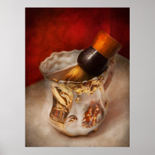 Poster Barbier - Rasage - La beauté du barbier