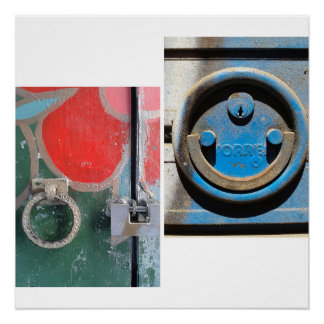 Poster Barcelona Door Knockers, No. 001