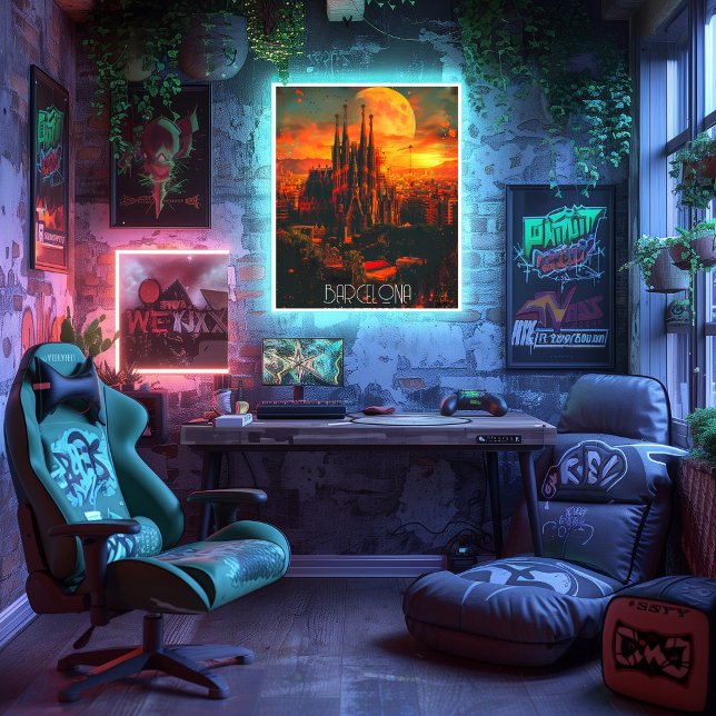 Poster Barcelona: La Obra Maestra de Gaudí Te Espera (Créateur téléchargé)