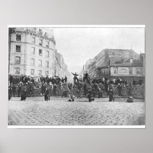 Poster Barricade chez le Faubourg Saint-Antoine