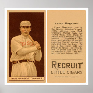 Poster Base-ball 1912 de Casey Hageman Red Sox