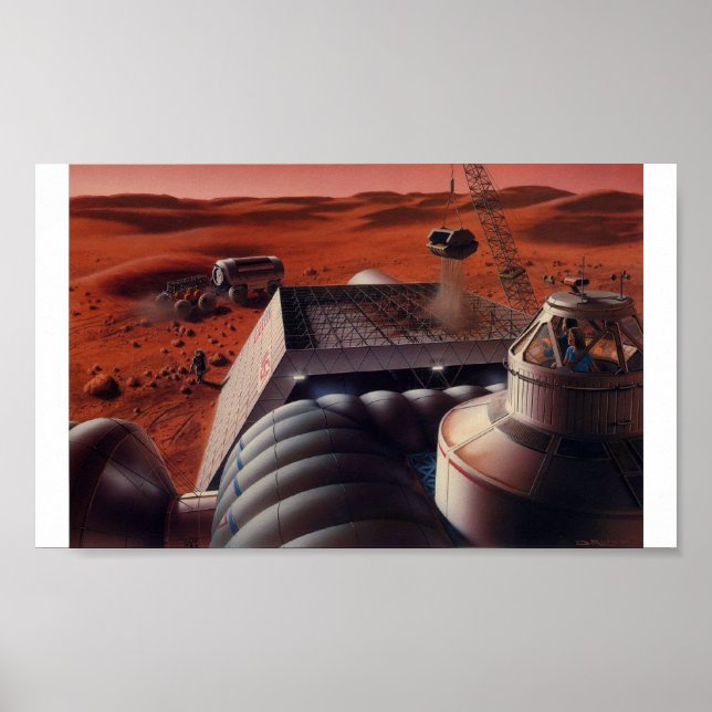 Poster Base de l'affiche Mars (Devant)