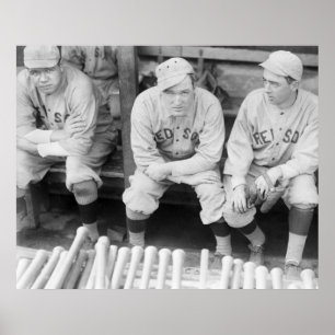 Poster Baseball de Boston 1916