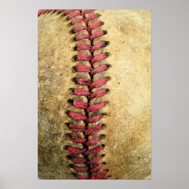 Poster Baseball vintage (Devant)