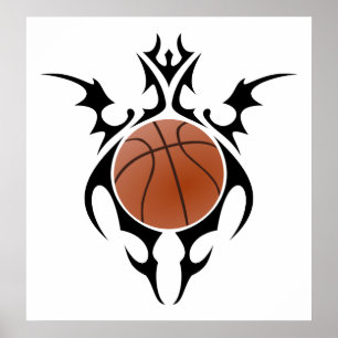 Poster basket-ball : tribalz