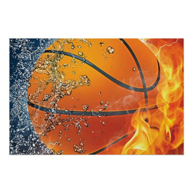 Poster Basket flamboyant (Devant)