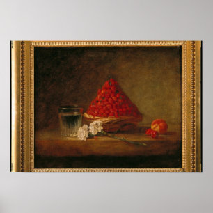 Poster Basket with Wild Strawberries, c.1761