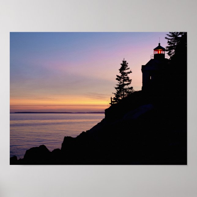 Poster Bass Harbor lighthouse on Mt. Desert Island, (Devant)