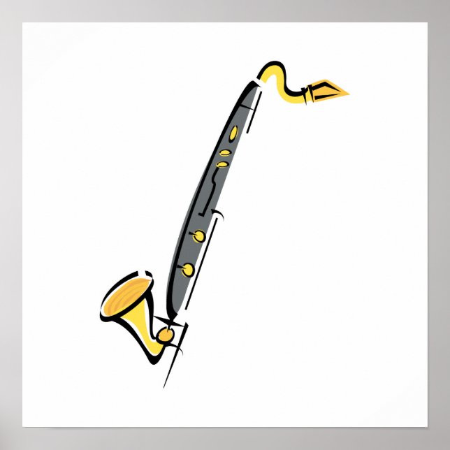 Poster Basse Clarinet (Devant)