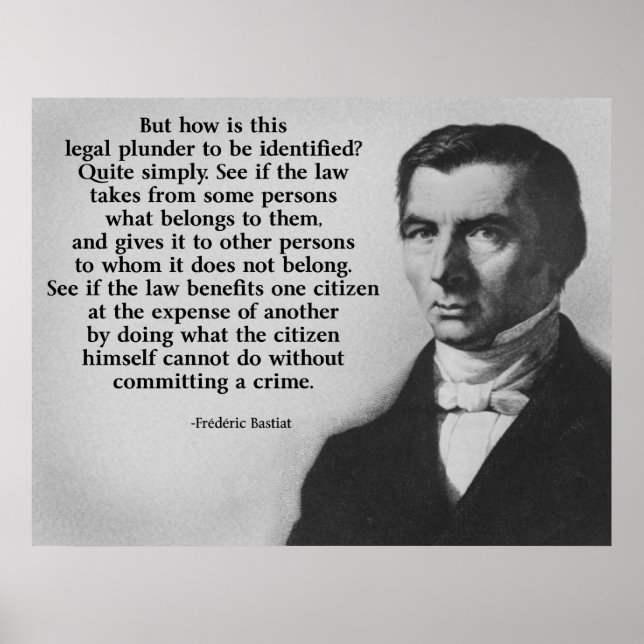 Poster Bastiat Plunder (Devant)