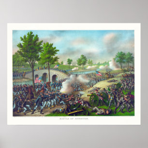 Poster Bataille d'Antietam