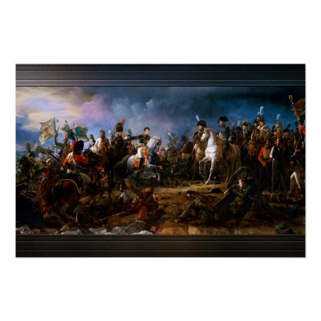 Poster Bataille d'Austerlitz par François Gérard (Devant)
