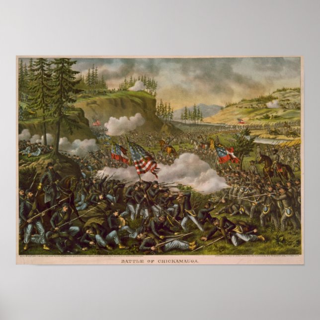 Poster Bataille de Chickamauga (Devant)
