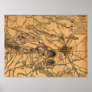 Poster Bataille de Gettysburg 10