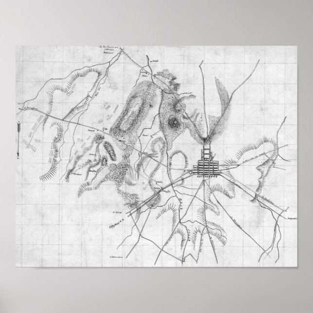 Poster Bataille de Gettysburg 2 (Devant)