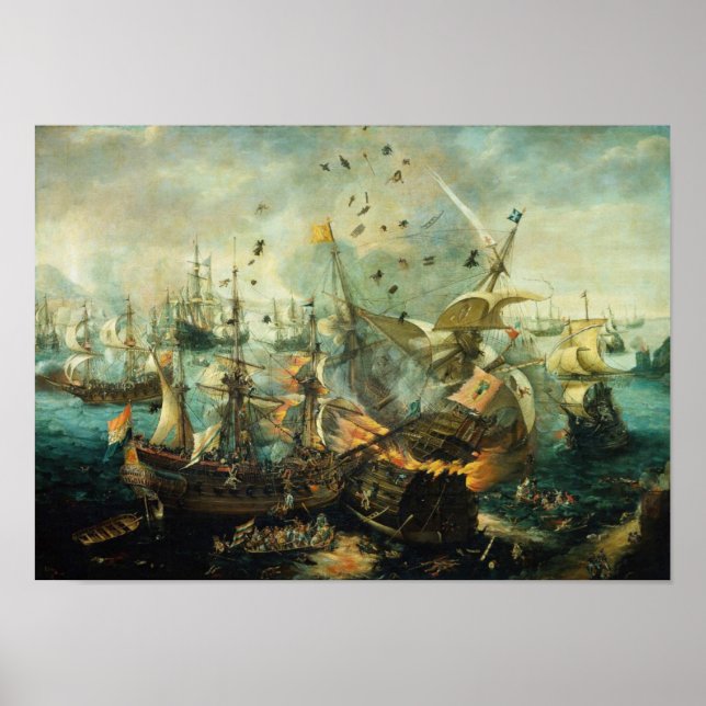 Poster Bataille de Gibraltar (Devant)