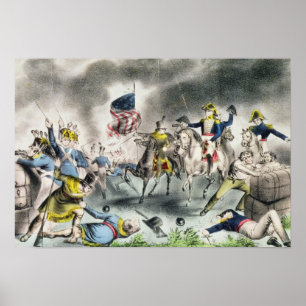 Poster Bataille de la Nouvelle-Orléans, pub.Nathaniel Cur