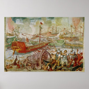 Poster Bataille de Lepanto, octobre 1571, 1600