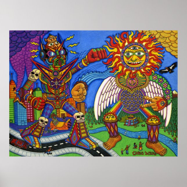 Poster Bataille de l'esprit et de l'âme (Devant)