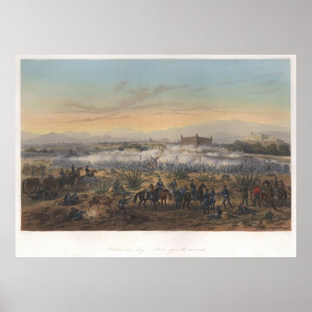 Poster Bataille de Molino del Rey (Devant)