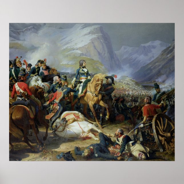 Poster Bataille de Rivoli, 1844 (Devant)