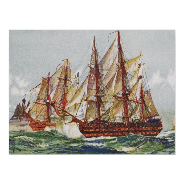 Poster Bataille de Trafalgar (Devant)
