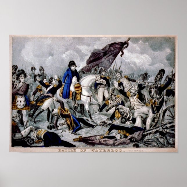 Poster Bataille de Waterloo (Devant)