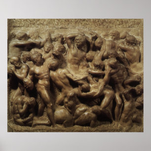 Poster Bataille des Lapithes et des Centaures par Michel-
