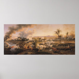 Poster Bataille des Pyramides, le 21 juillet 1798, 1806
