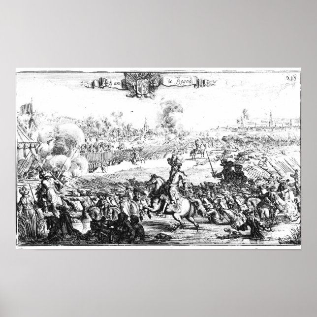 Poster Bataille du Boyne, 1er juillet 1690 (Devant)