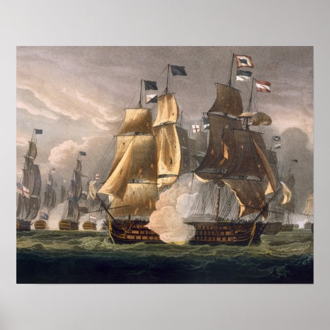 Poster Bataille du cap Saint-Vincent, 14 février 1797 (Devant)
