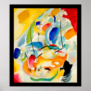 Poster Bataille maritime de Kandinsky 1913