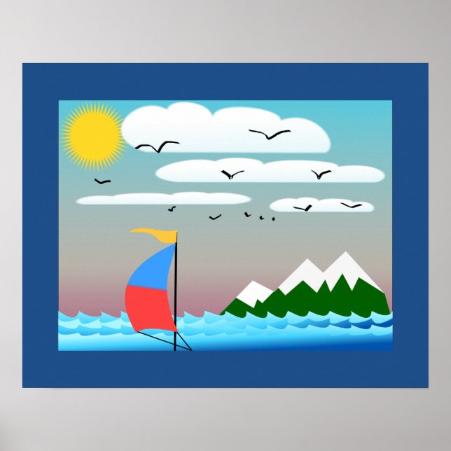 Poster (Bateau à voile) (Devant)