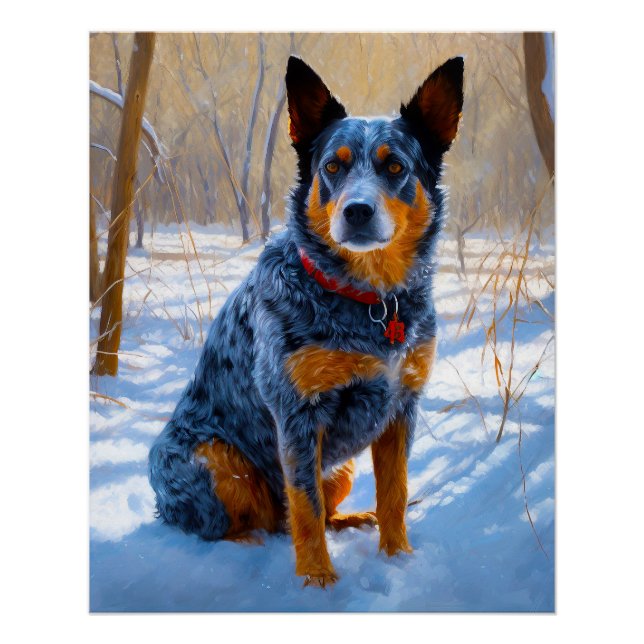 Poster Bateau Australien Laisser neiger Noël (Devant)