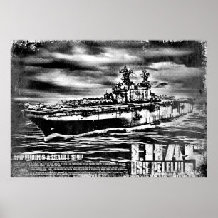 Poster Bateau d'assaut amphibie Peleliu Imprimer