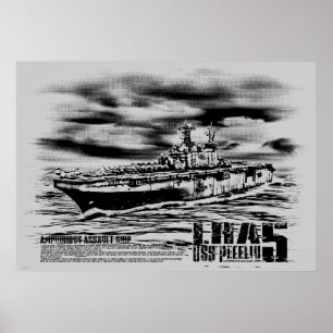 Poster Bateau d'assaut amphibie Peleliu Imprimer