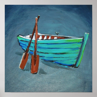 Poster Bateau de rangée