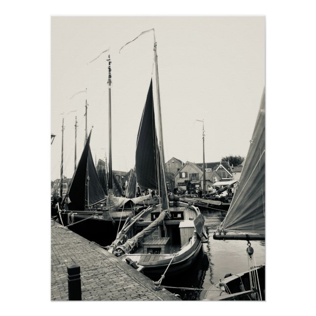 Poster Bateau, Port, Bateau de pêche  (Devant)