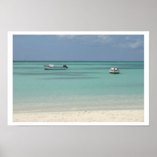 Poster Bateaux Aruba