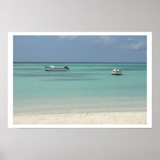 Poster Bateaux Aruba