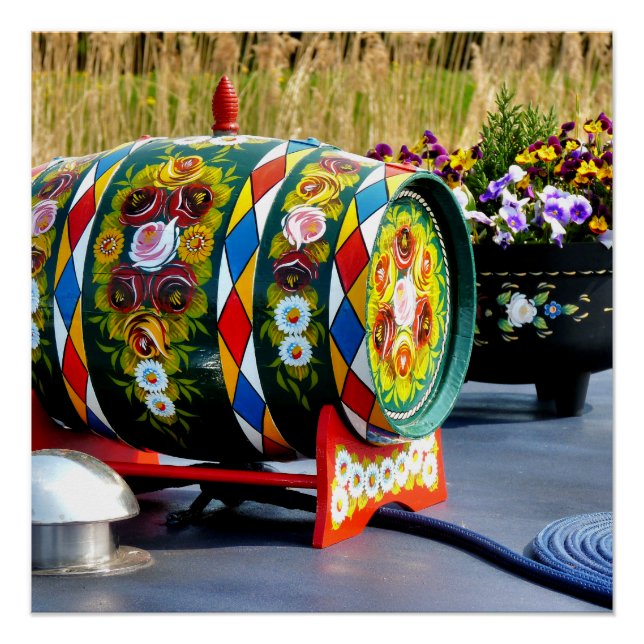 POSTER BATEAUX DE CANAL (Devant)