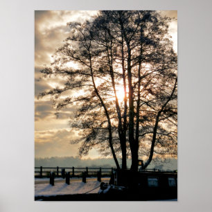 POSTER BATEAUX DE CANAL