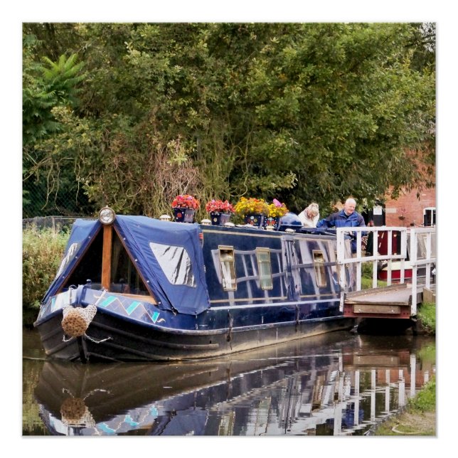 POSTER BATEAUX DE CANAL (Devant)