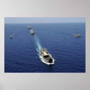 Poster Bateaux de la Marine de la République des Philippi