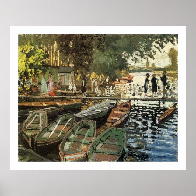 Poster Bathers at La Grenovilliere (Devant)